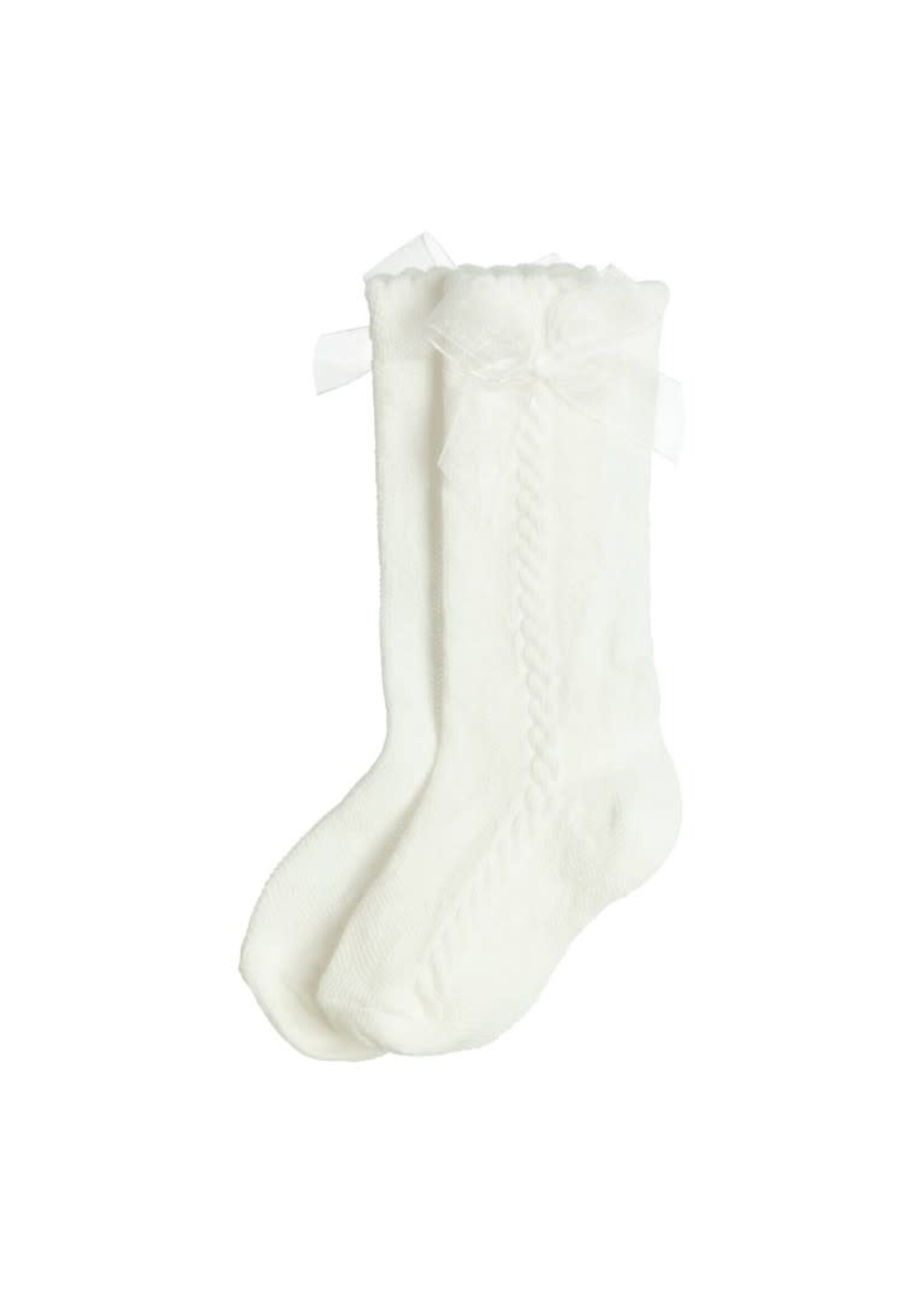GYMP GYMP Knee socks Kite Off White 05-6082-10