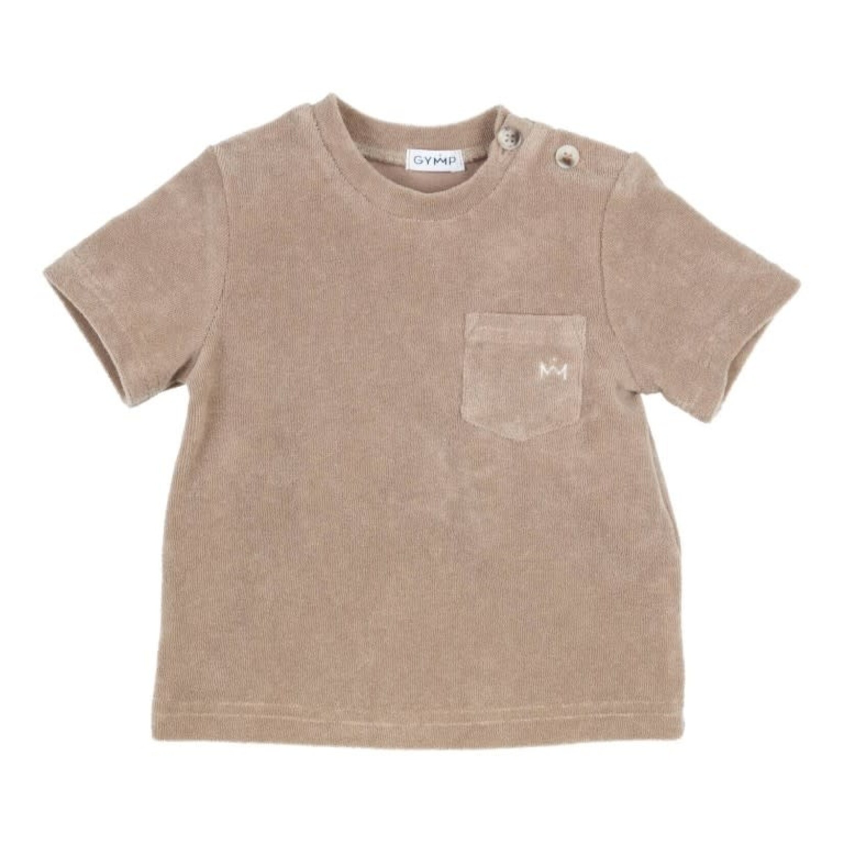 GYMP GYMP T-shirt Ido Brown Brown 353-6107-20