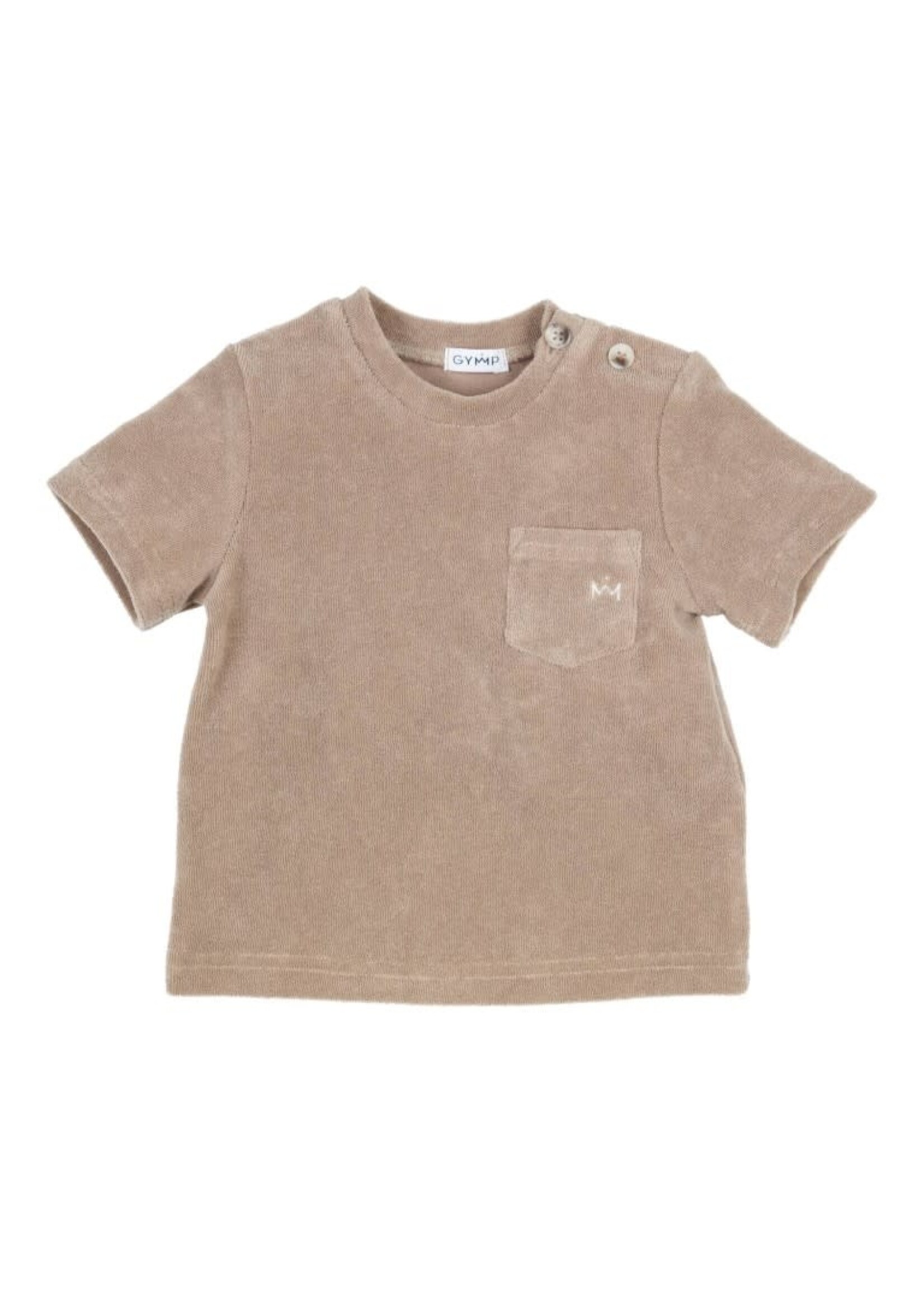 GYMP GYMP T-shirt Ido Brown Brown 353-6107-20