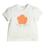 GYMP GYMP T-shirt Aerobic Daisy Charm Orange Off White 353-6186-10