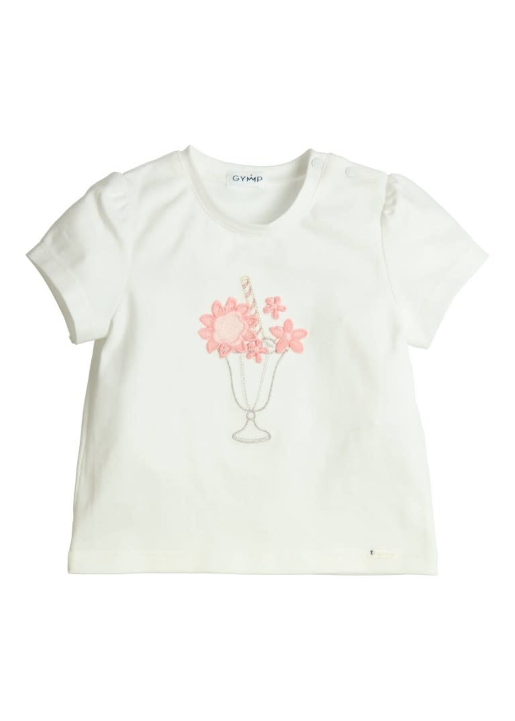 GYMP GYMP T-shirt Aerobic Milkshake Off White - Rose 353-6286-10