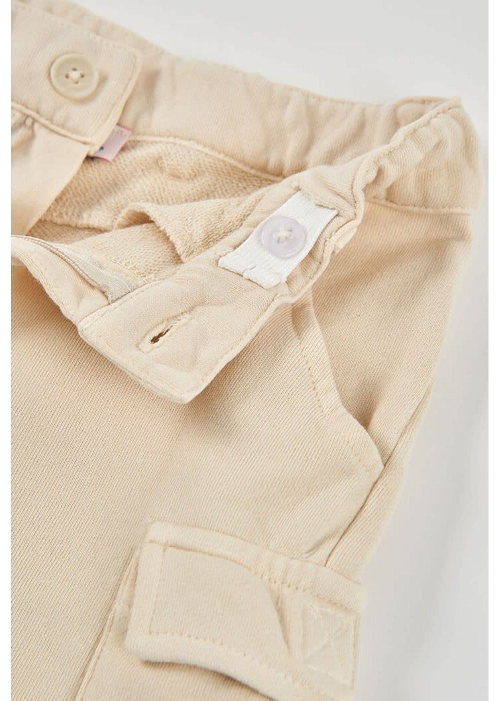 Boboli Boboli Fleece bermuda shorts for boy -BCI beige 833048