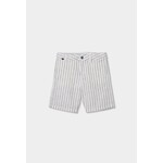 Boboli Boboli Linen bermuda shorts for boy -BCI stripes 853028