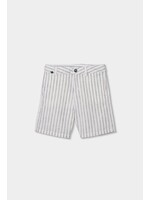 Boboli Boboli Linen bermuda shorts for boy -BCI stripes 853028