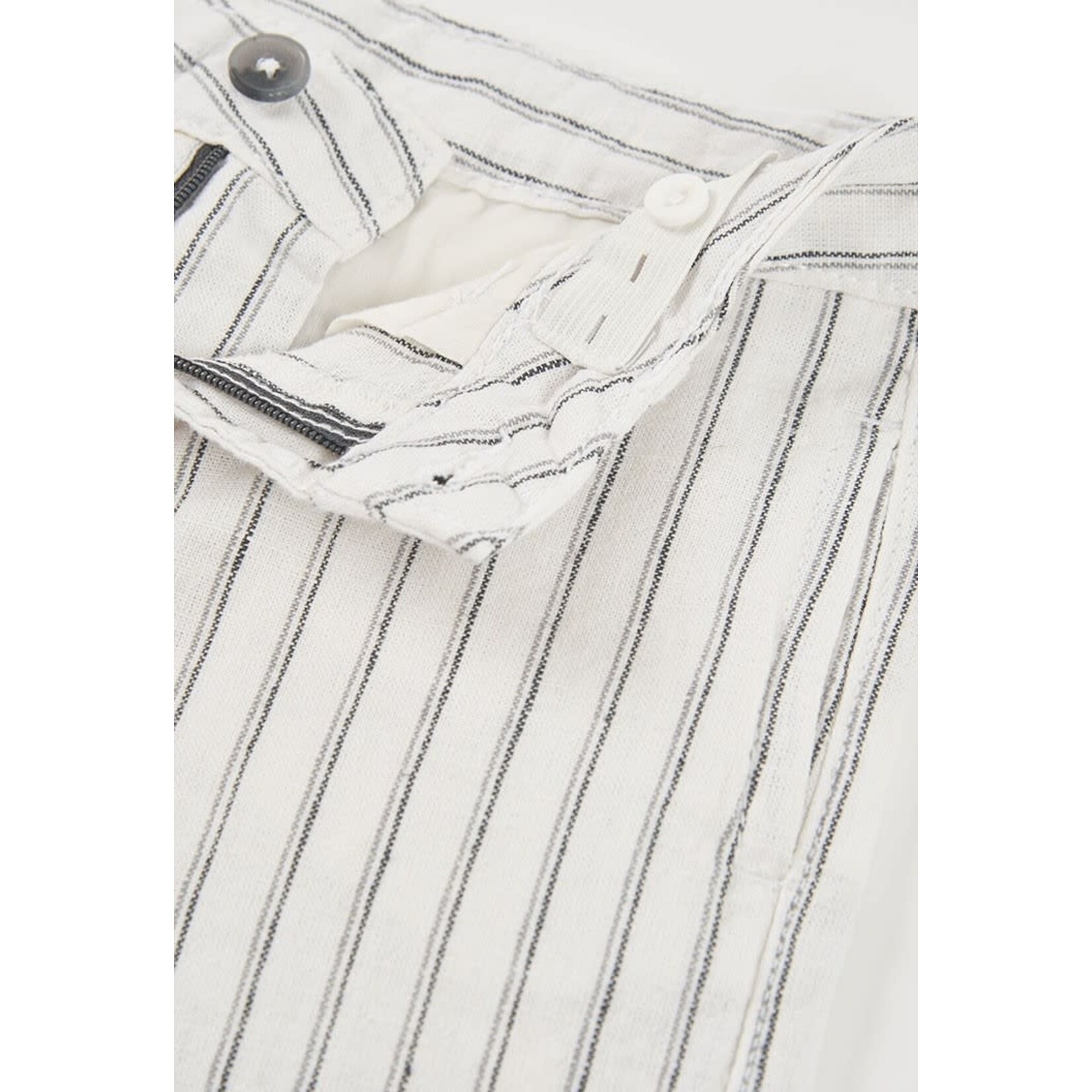 Boboli Boboli Linen bermuda shorts for boy -BCI stripes 853028