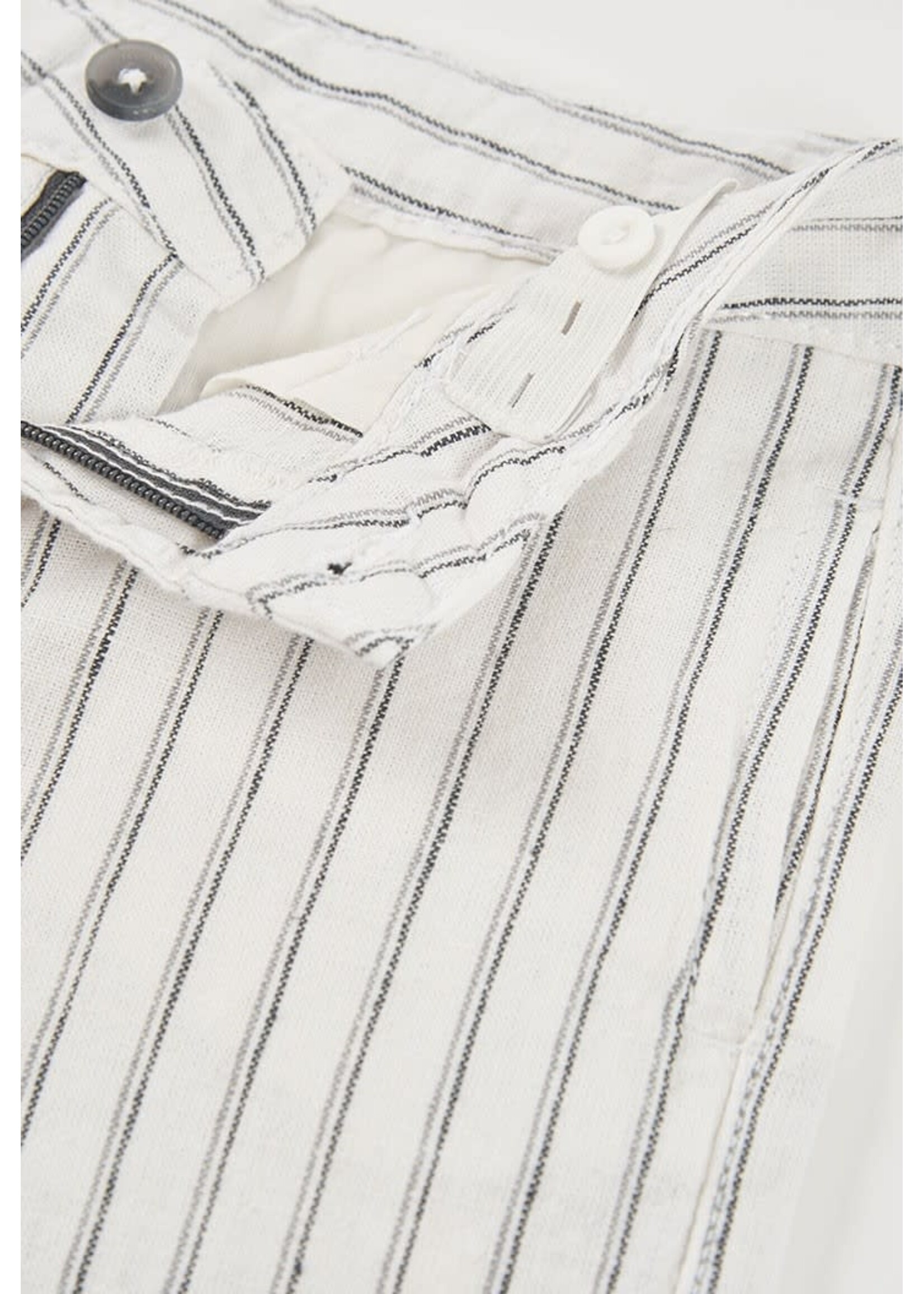 Boboli Boboli Linen bermuda shorts for boy -BCI stripes 853028