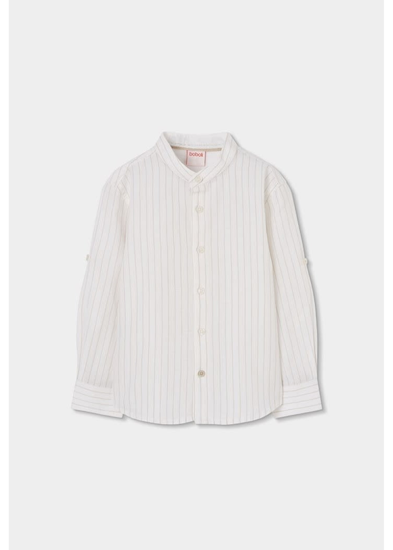 Boboli Boboli Shirt linen striped for boy -BCI stripes 863007B