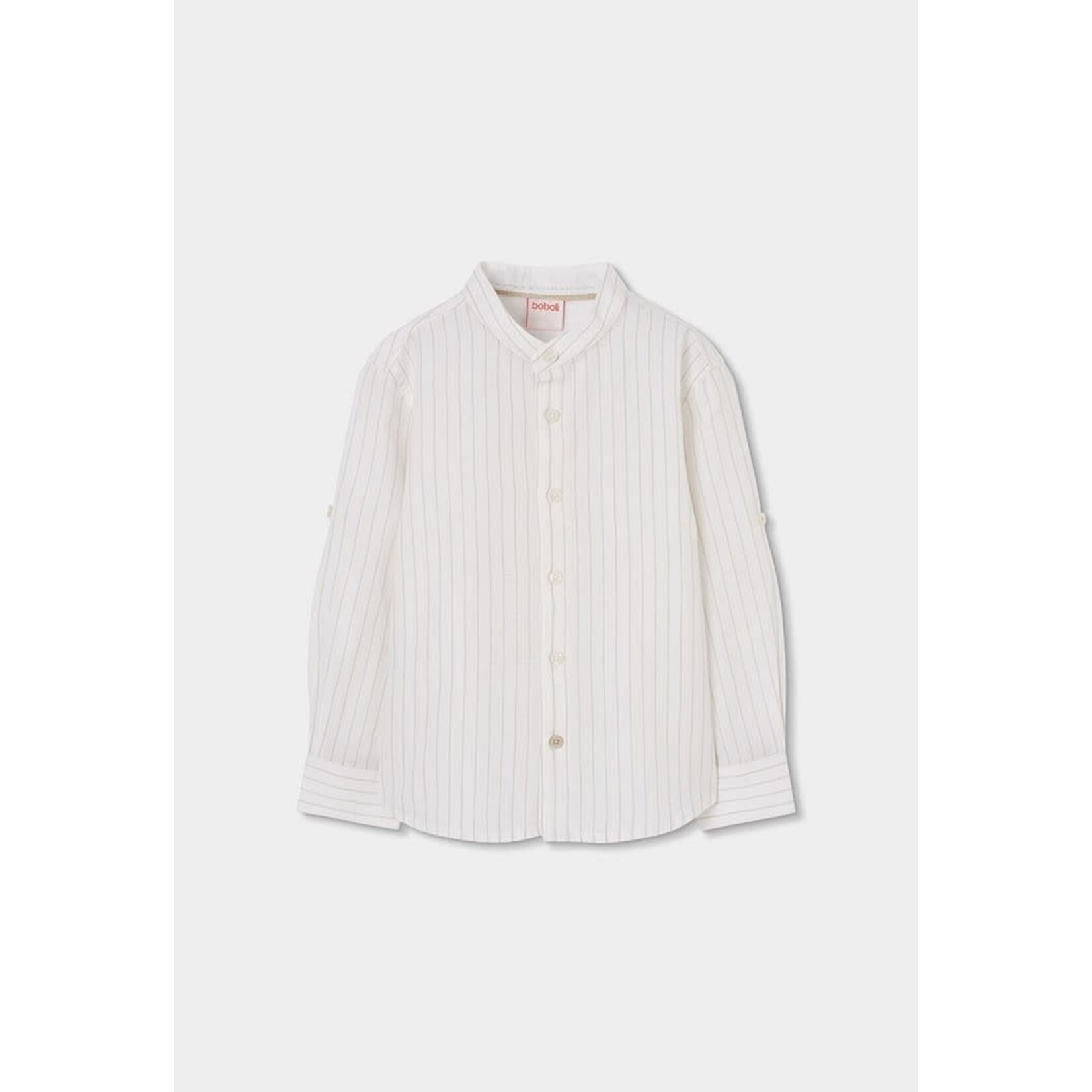 Boboli Boboli Shirt linen striped for boy -BCI stripes 863007