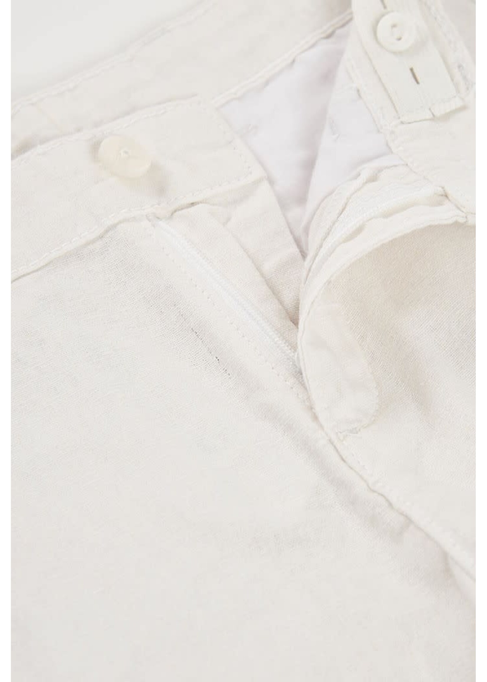 Boboli Boboli Linen bermuda shorts for boy -BCI white 813068