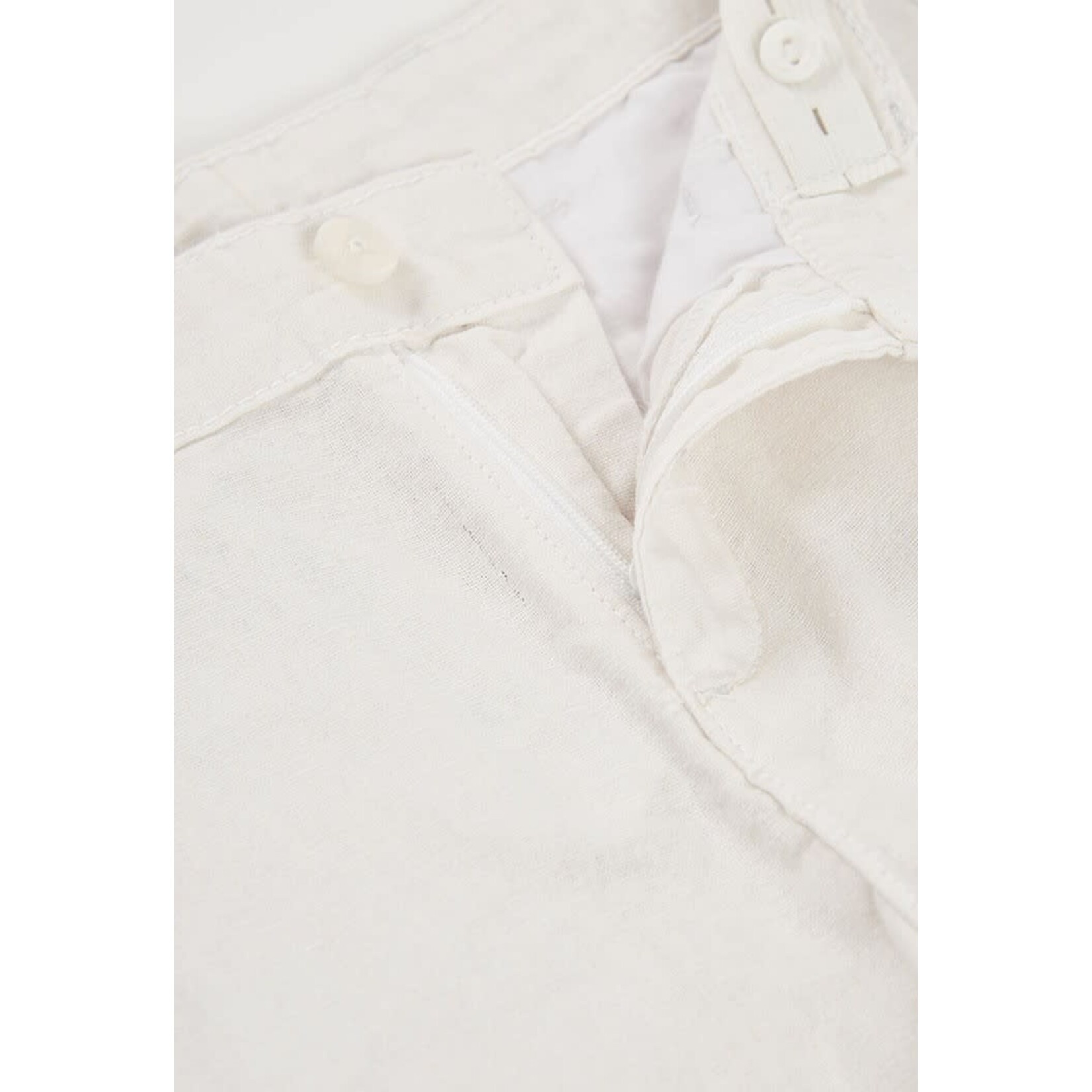 Boboli Boboli Linen bermuda shorts for boy -BCI white 813068B