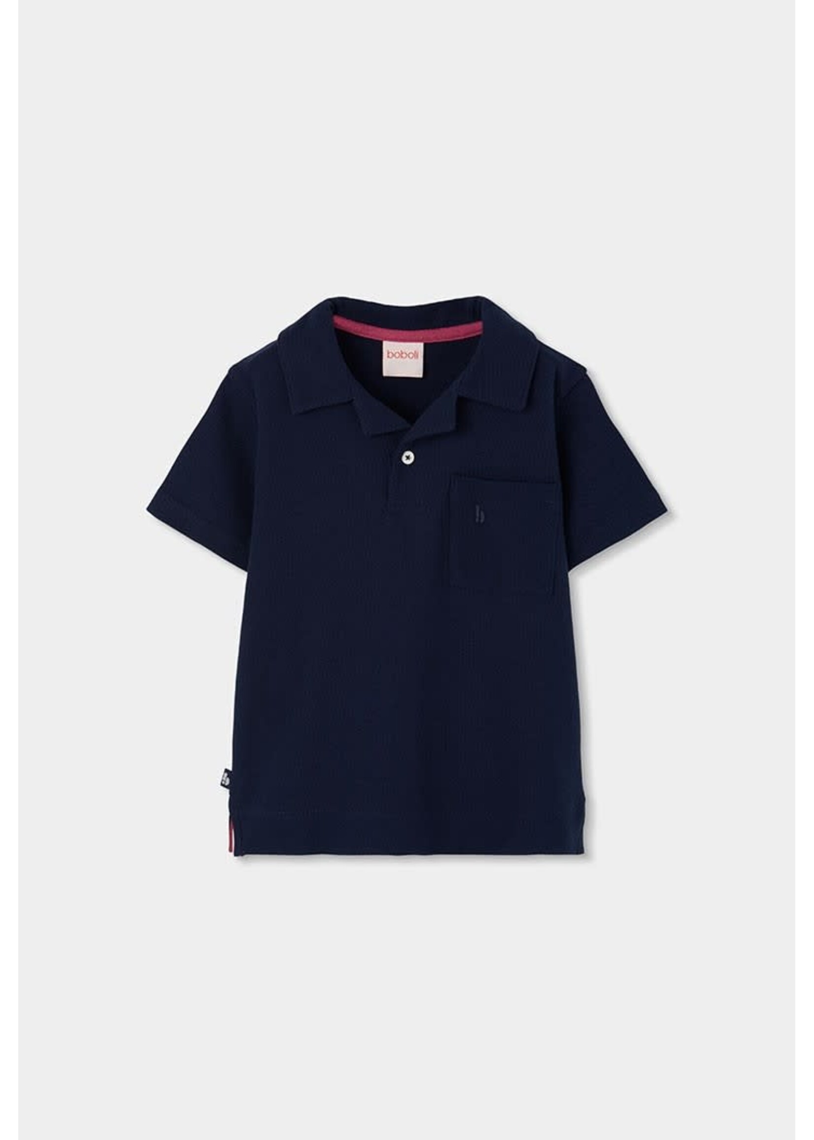 Boboli Boboli Pique polo for boy -BCI navy 823069