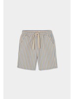 Boboli Boboli Linen bermuda shorts for boy -BCI stripes 833015
