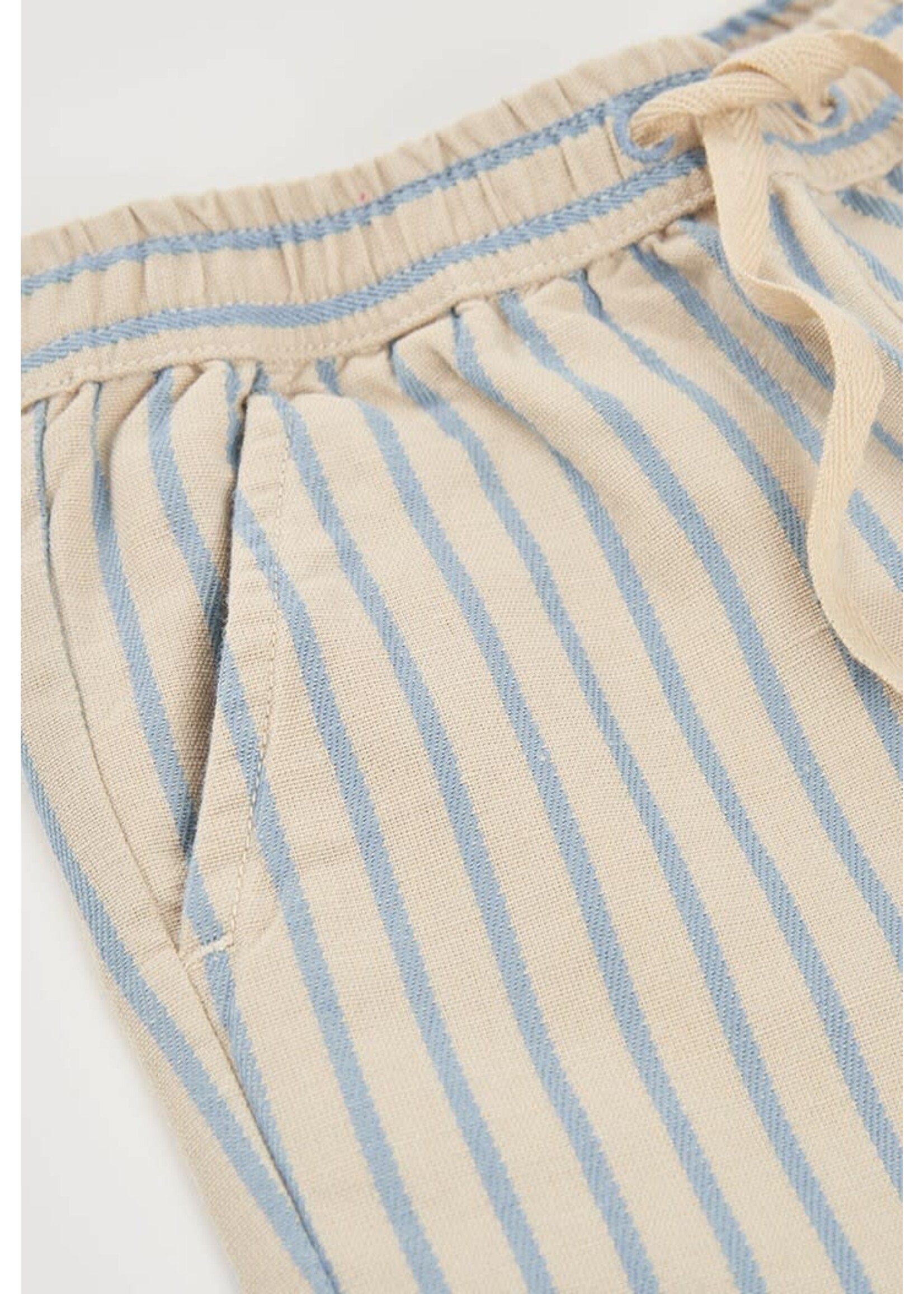 Boboli Boboli Linen bermuda shorts for boy -BCI stripes 833015
