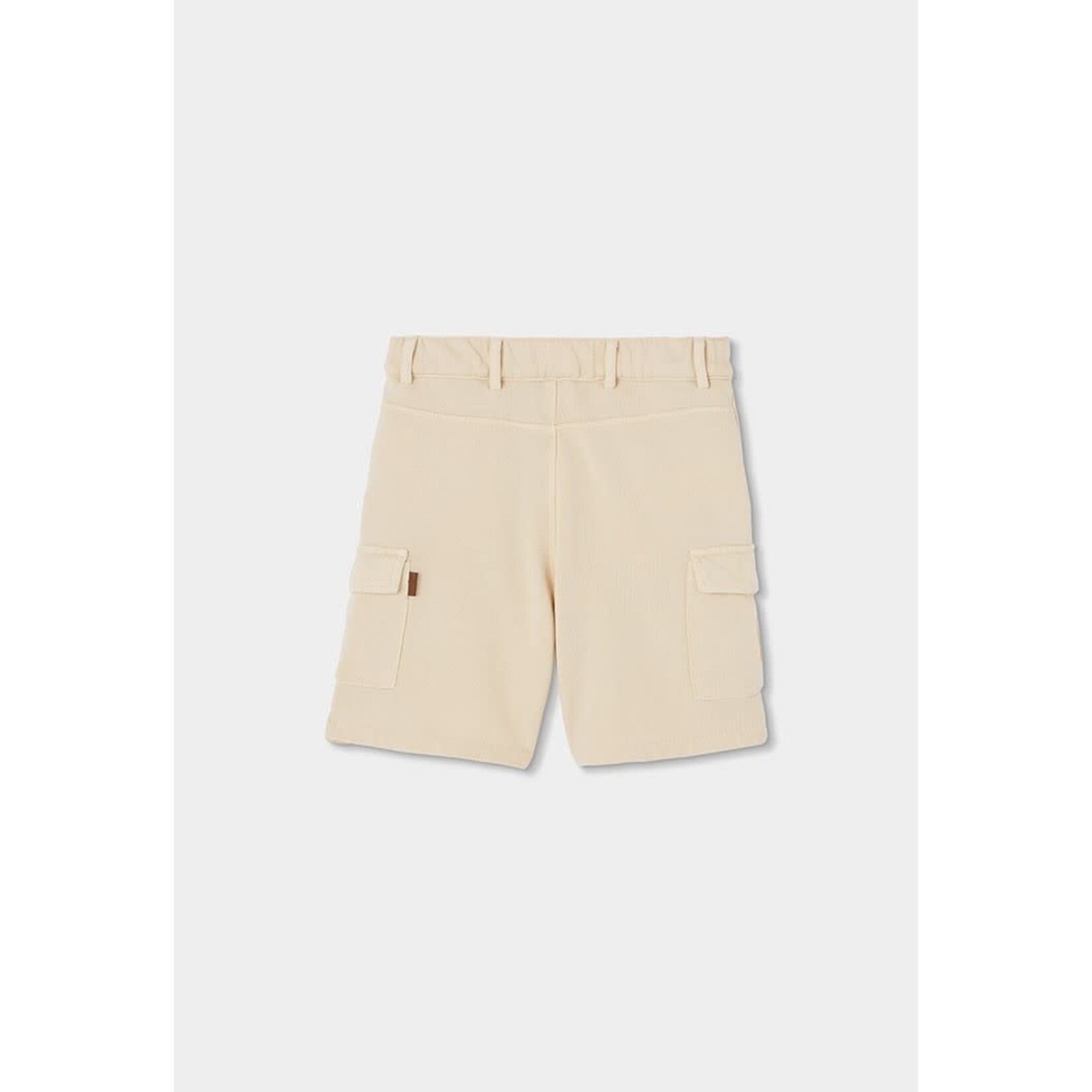 Boboli Boboli Fleece bermuda shorts for boy -BCI beige 833048B