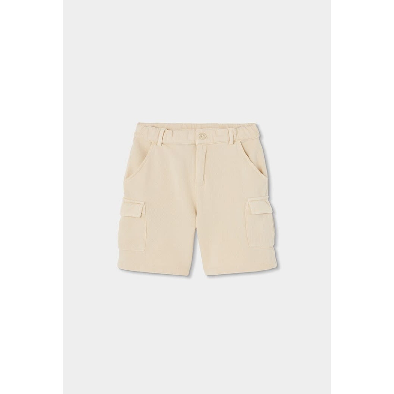 Boboli Boboli Fleece bermuda shorts for boy -BCI beige 833048B