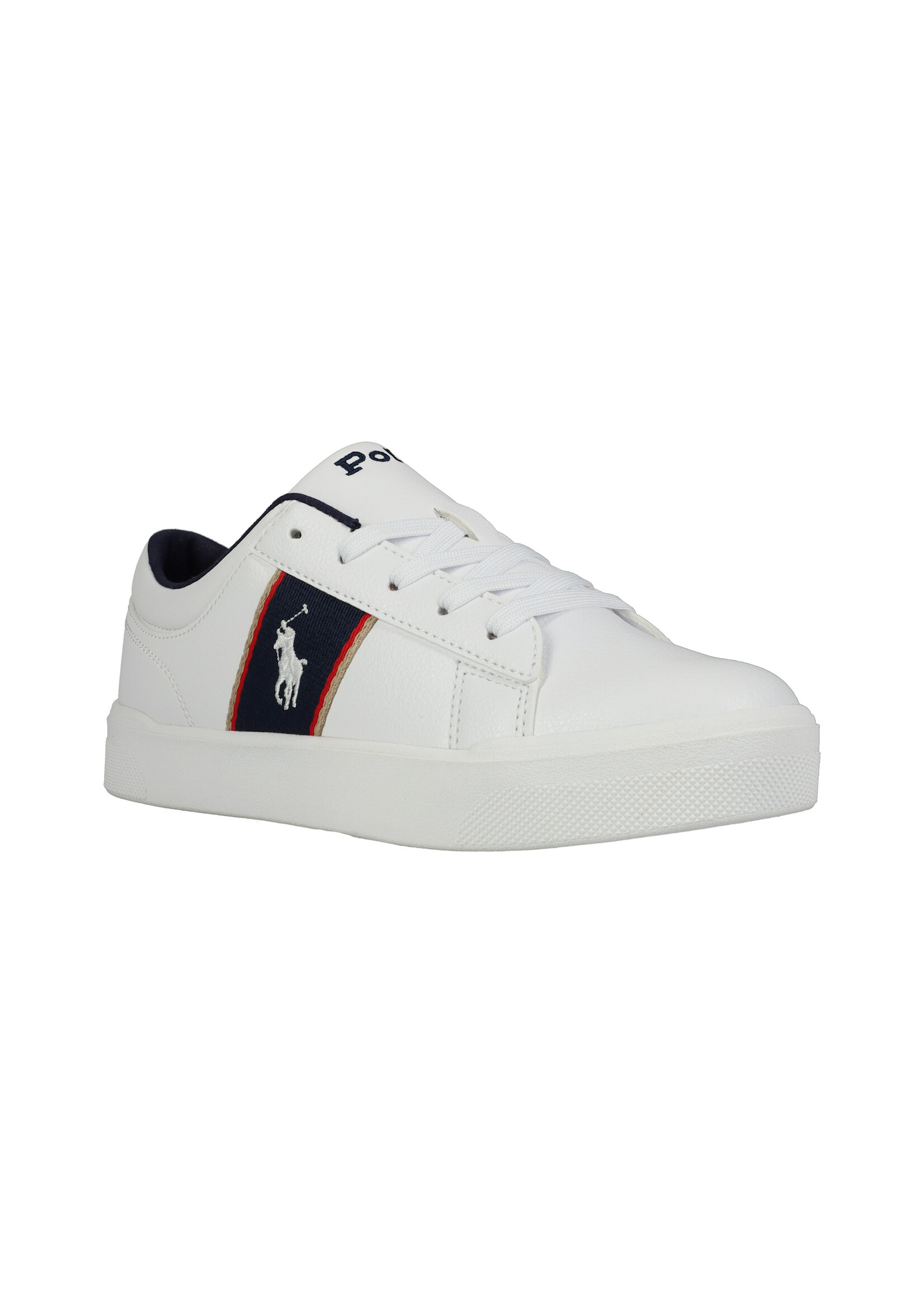 Ralph Lauren Ralph Lauren Schoen FRAZIER II WHITE TUMBLED/NAVY/RED w/ WHITE PP - RL03874103