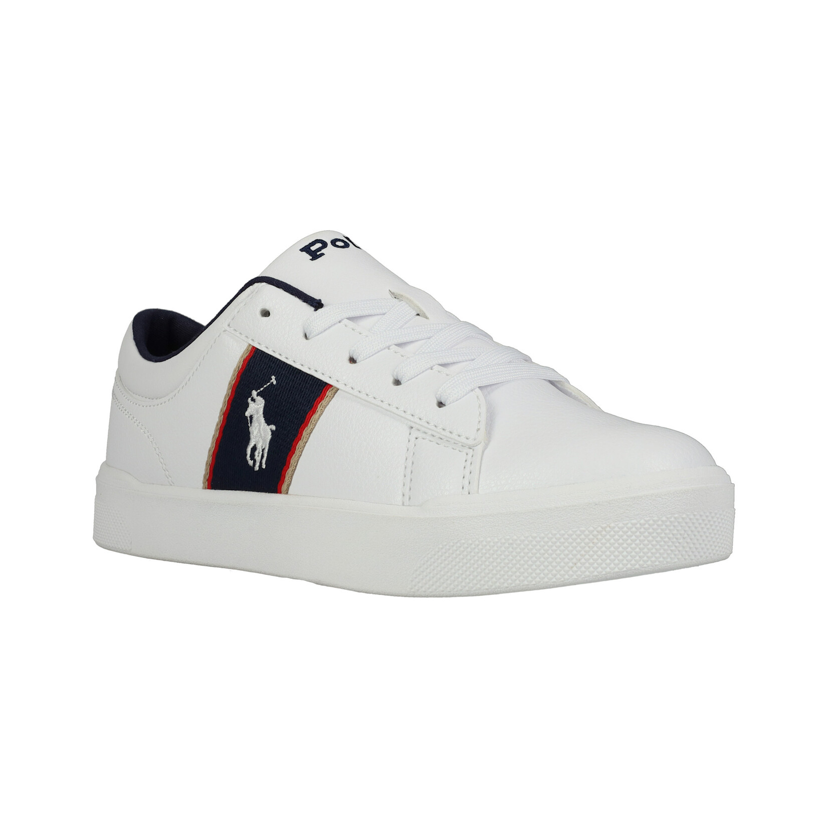 Ralph Lauren Ralph Lauren Schoen FRAZIER II WHITE TUMBLED/NAVY/RED w/ WHITE PP - RL03874103
