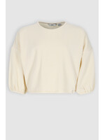 Nobell Nobell Kess Oversized Cropped Top Q602-3404 Pearled Ivory