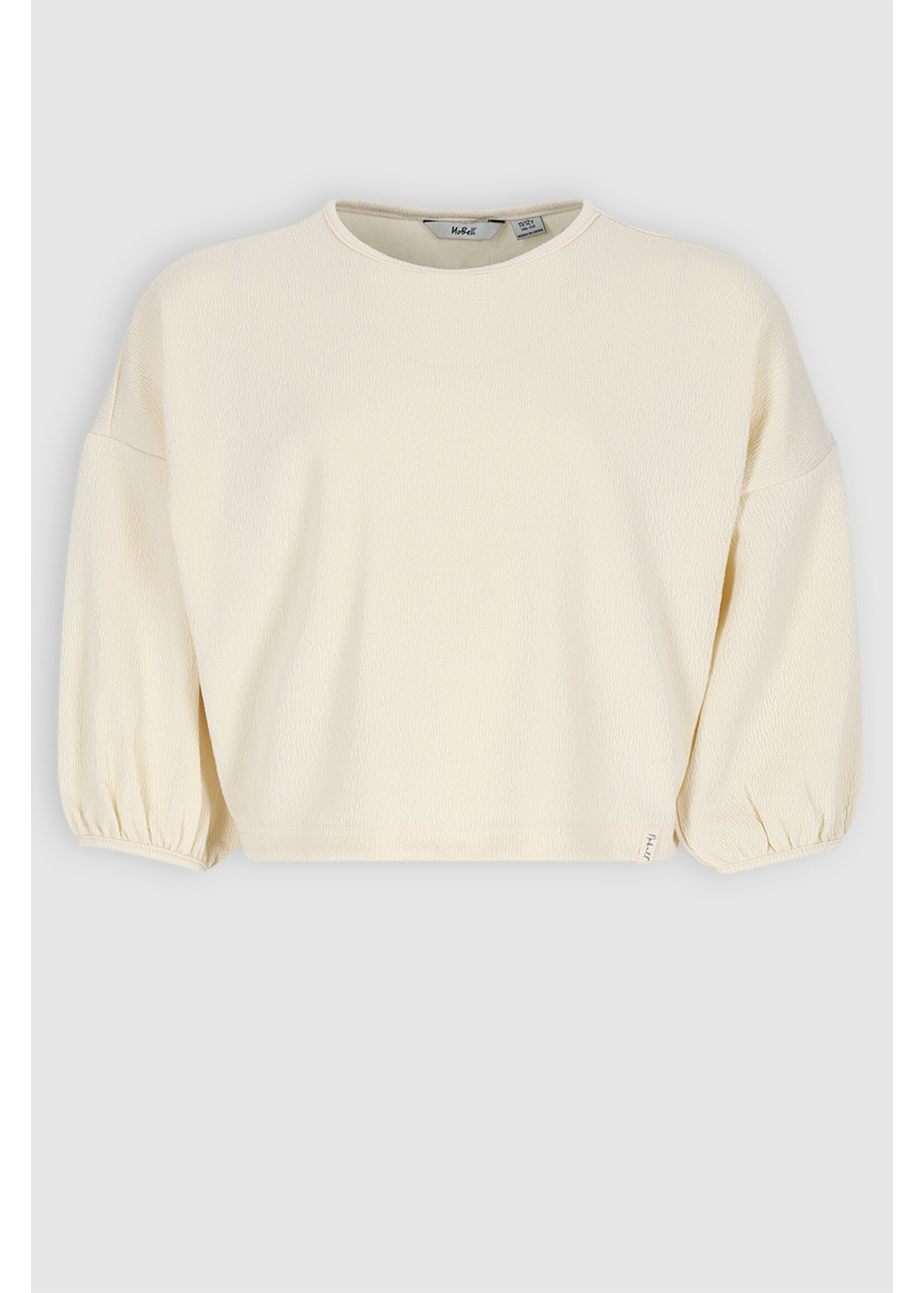 Nobell Nobell Kess Oversized Cropped Top Q602-3404 Pearled Ivory