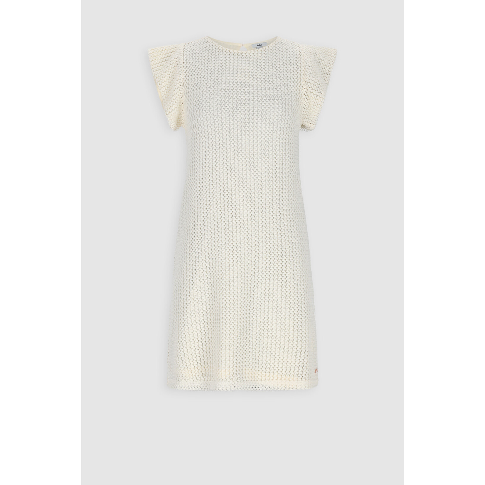 Nobell Nobell Myra Crochet Knit Dress Q603-3804 Pearled Ivory
