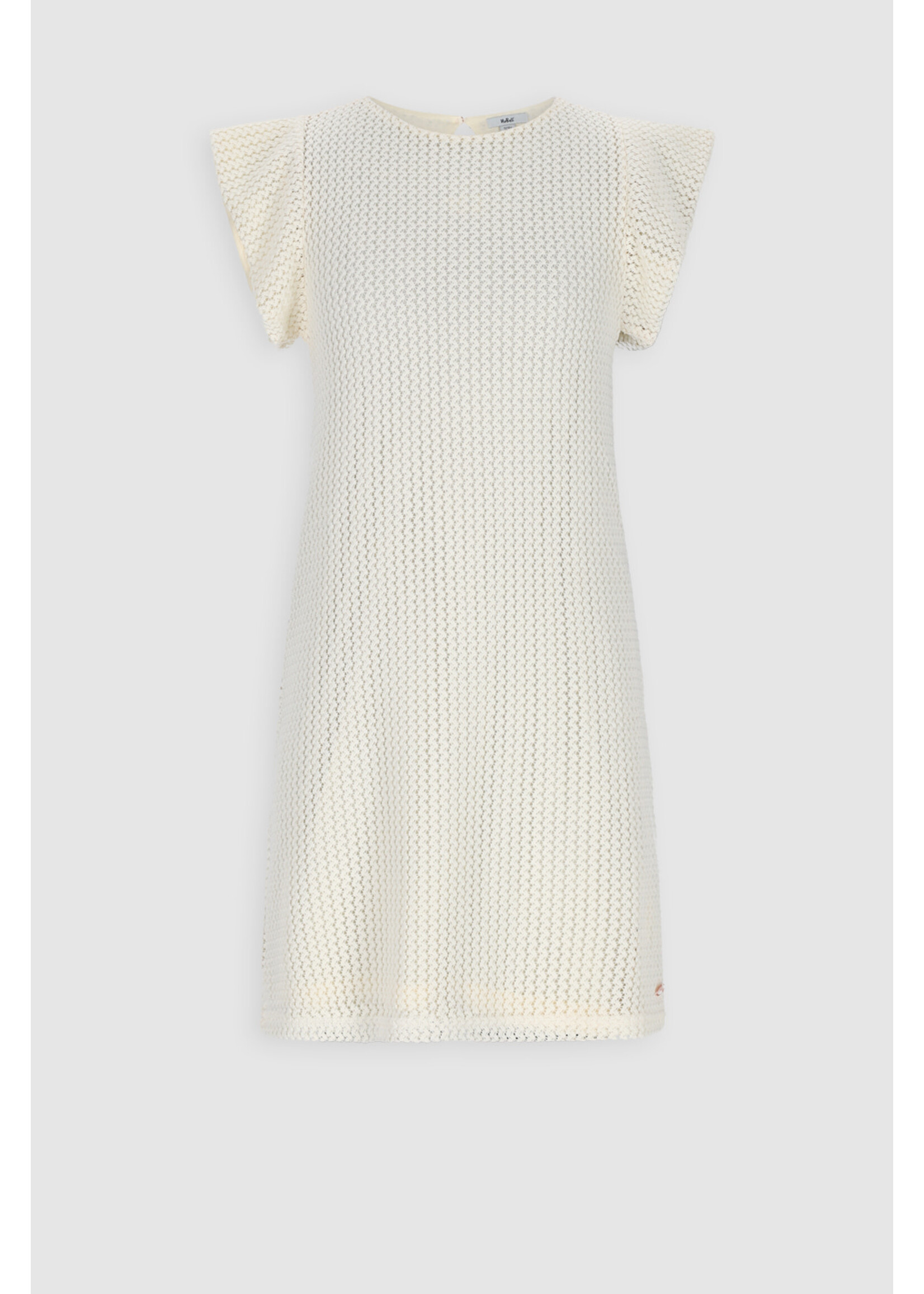 Nobell Nobell Myra Crochet Knit Dress Q603-3804 Pearled Ivory