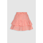 Nobell Nobell Niké Layered Embroidered Skirt Q603-3702 Peach Blossom