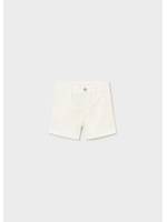 Mayoral Mayoral Basic chino twill shorts Cream - 26 00207B