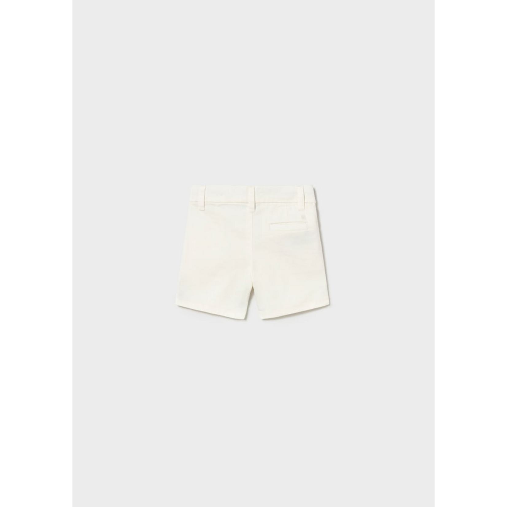 Mayoral Mayoral Basic chino twill shorts Cream - 26 00207B