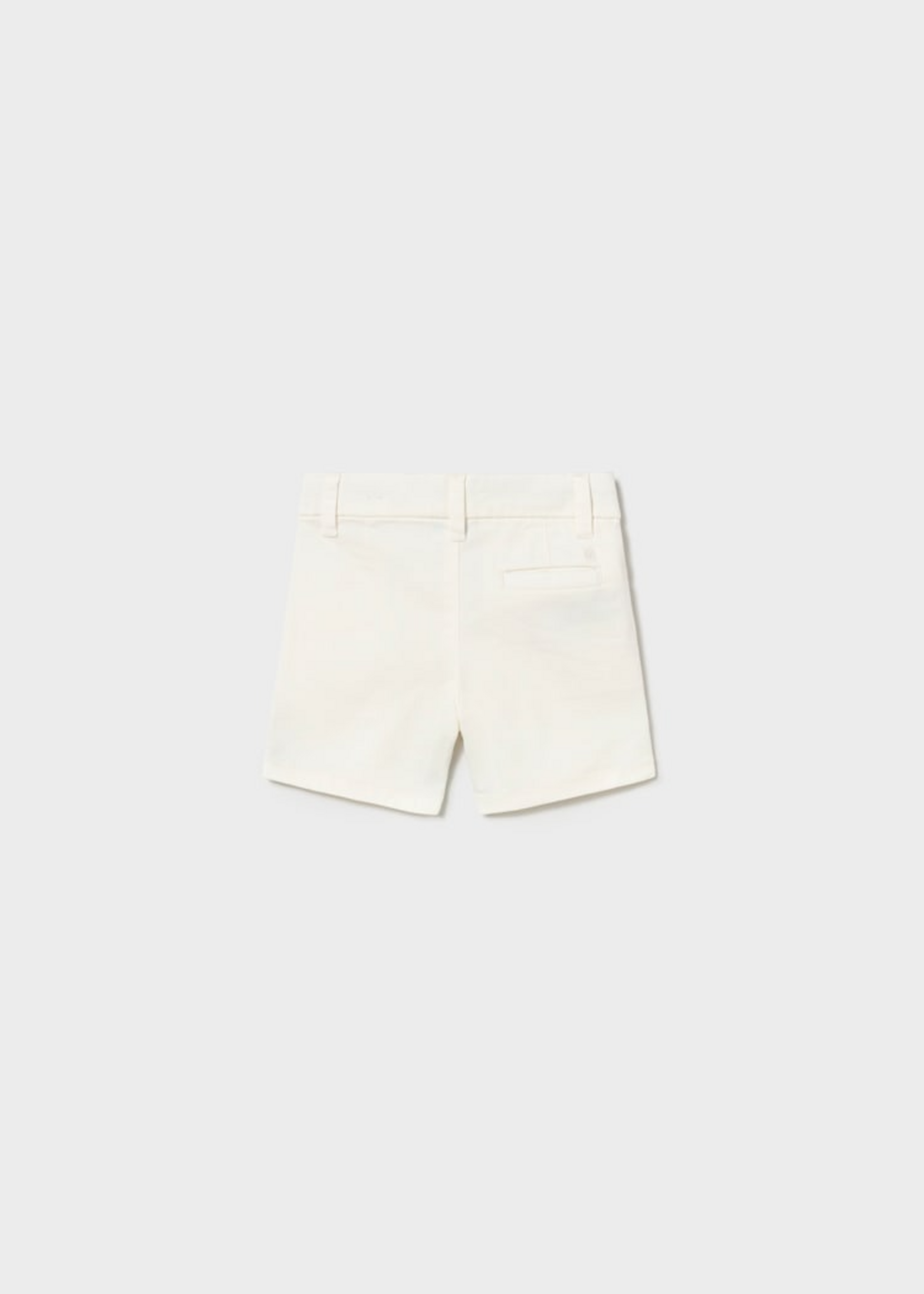 Mayoral Mayoral Basic chino twill shorts Cream - 26 00207B