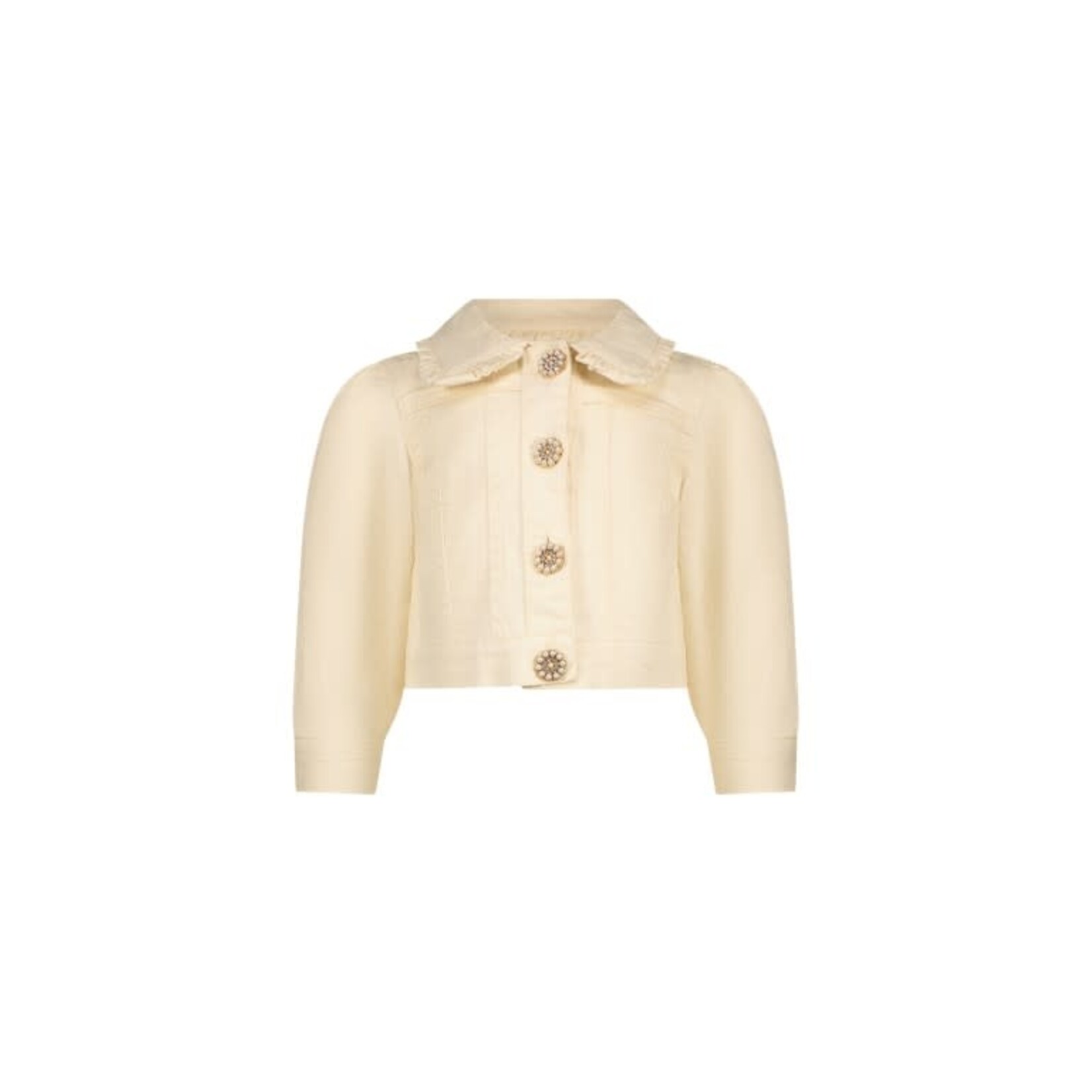 Le Chic Le Chic ABLY denim jacket C411-7181 Pearled Ivory