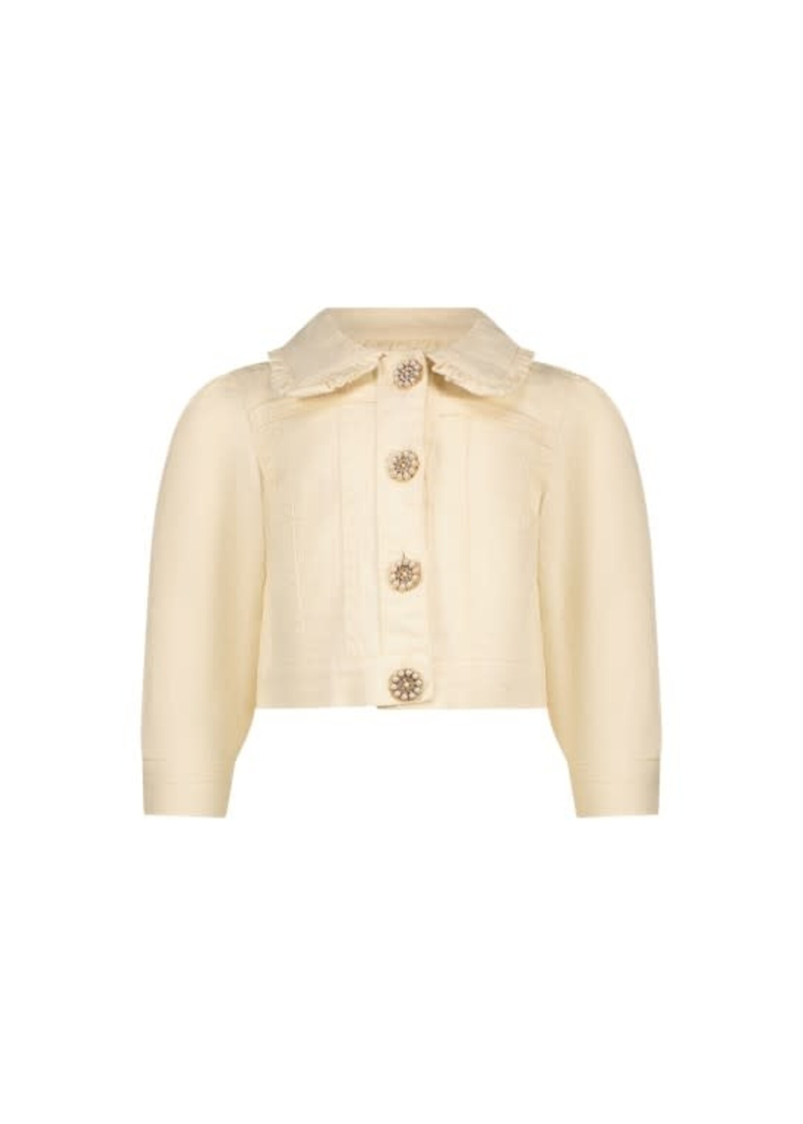 Le Chic Le Chic ABLY denim jacket C411-7181 Pearled Ivory
