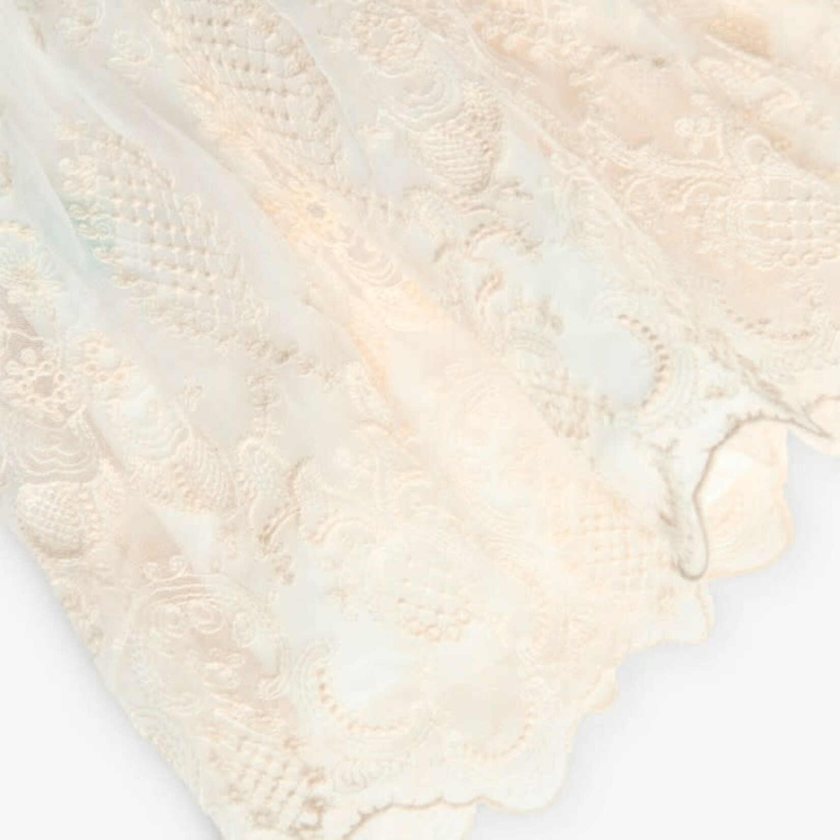 Boboli Boboli Tulle dress embroidery for baby -BCI off white 701053