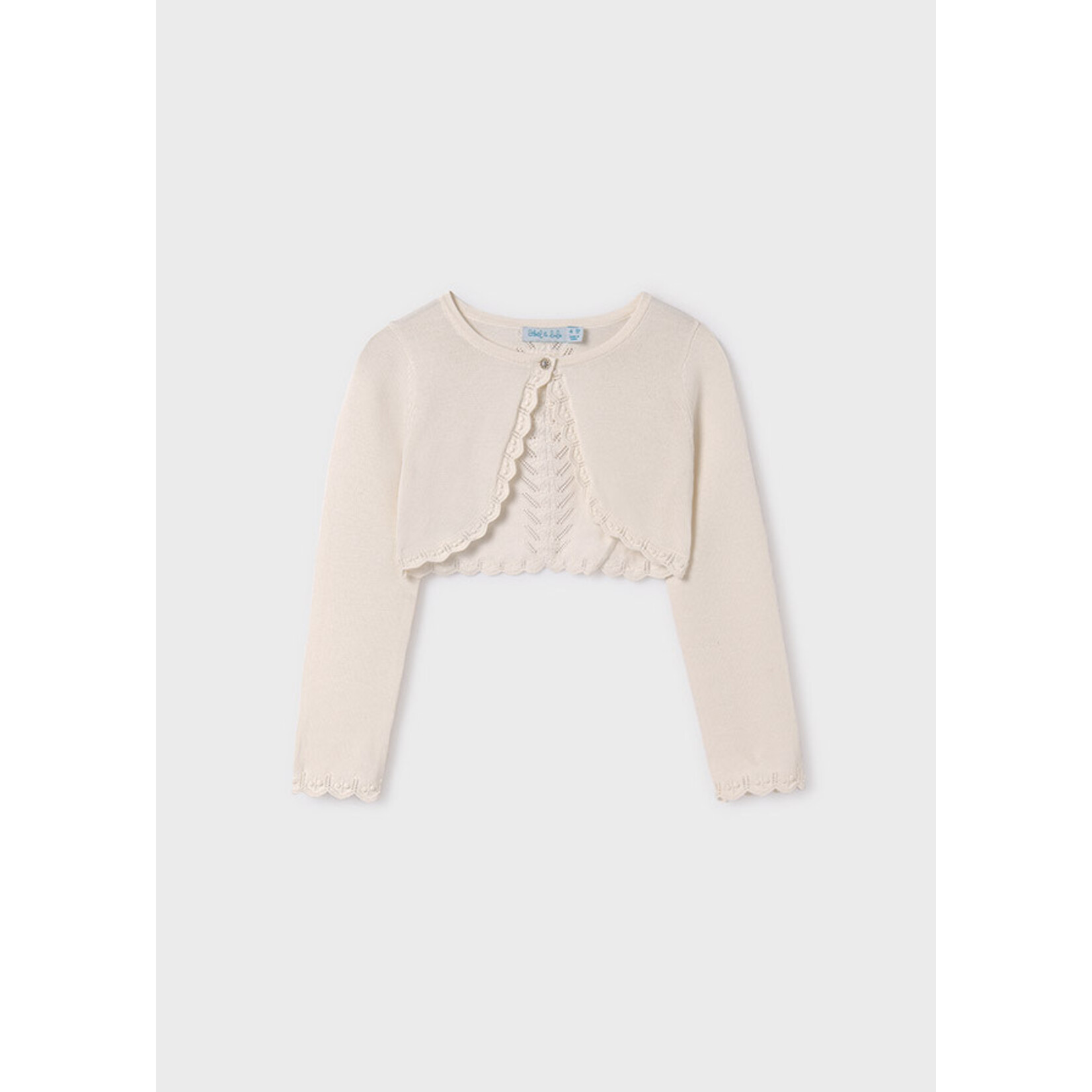 Abel & Lula Abel & Lula Knit bolero Natural - 24 05366