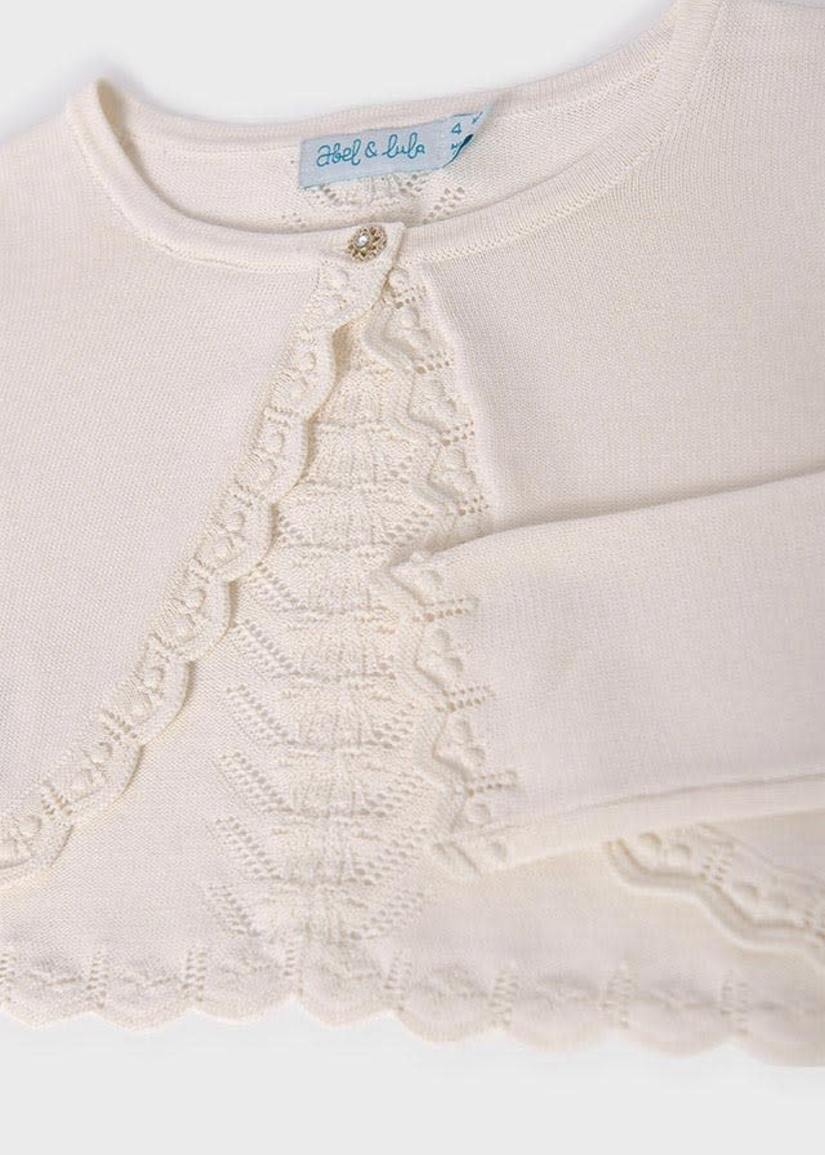 Abel & Lula Abel & Lula Knit bolero Natural - 24 05366