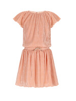 NoNo NoNo Mena Plisse Dress N602-5800 Pale Blush Pink