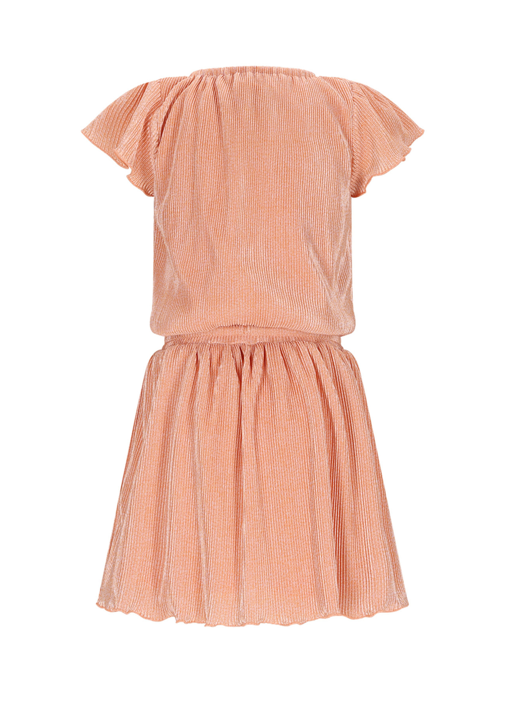 NoNo NoNo Mena Plisse Dress N602-5800 Pale Blush Pink