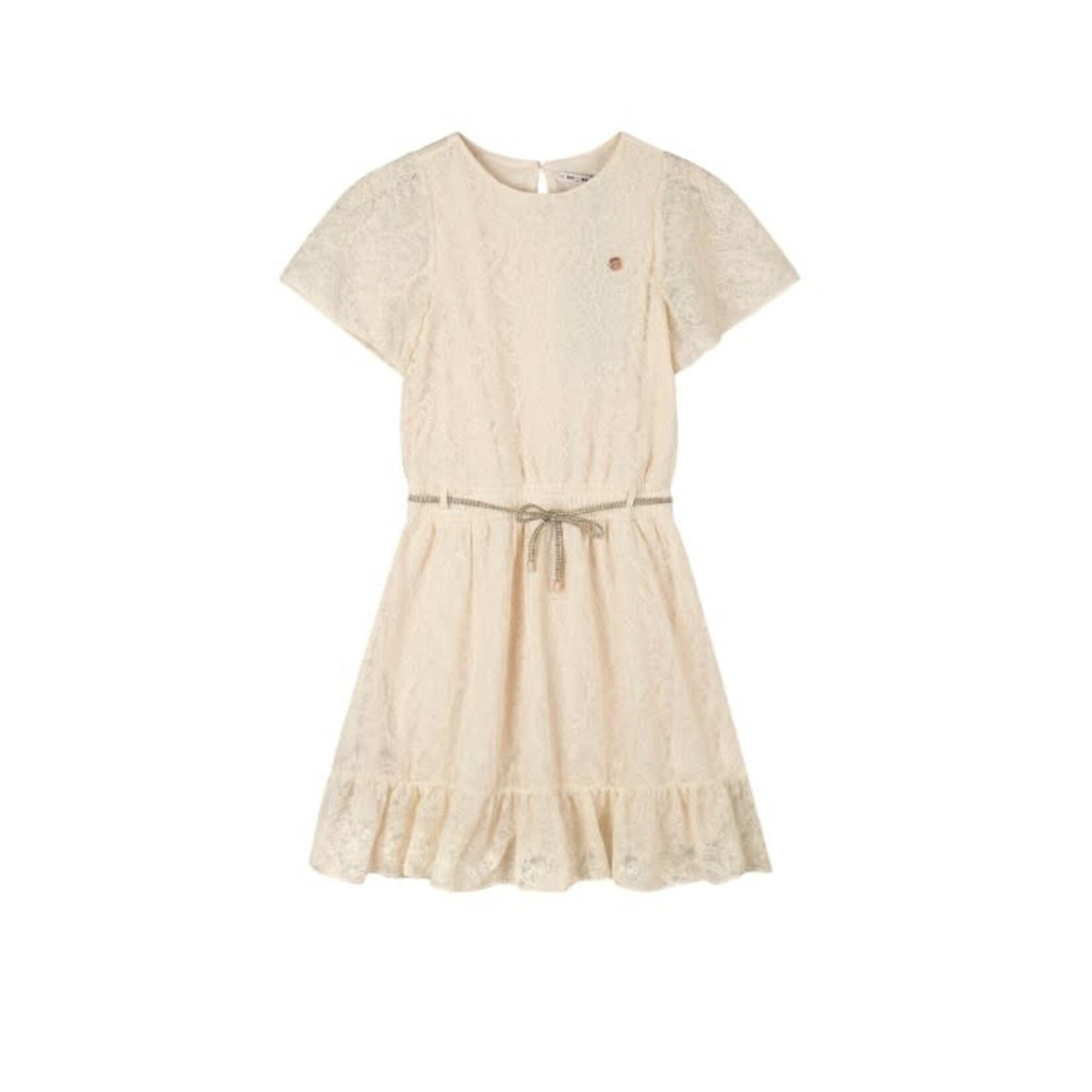 NoNo NoNo Mireal Embroidered Mesh N412-5806 Pearled Ivory