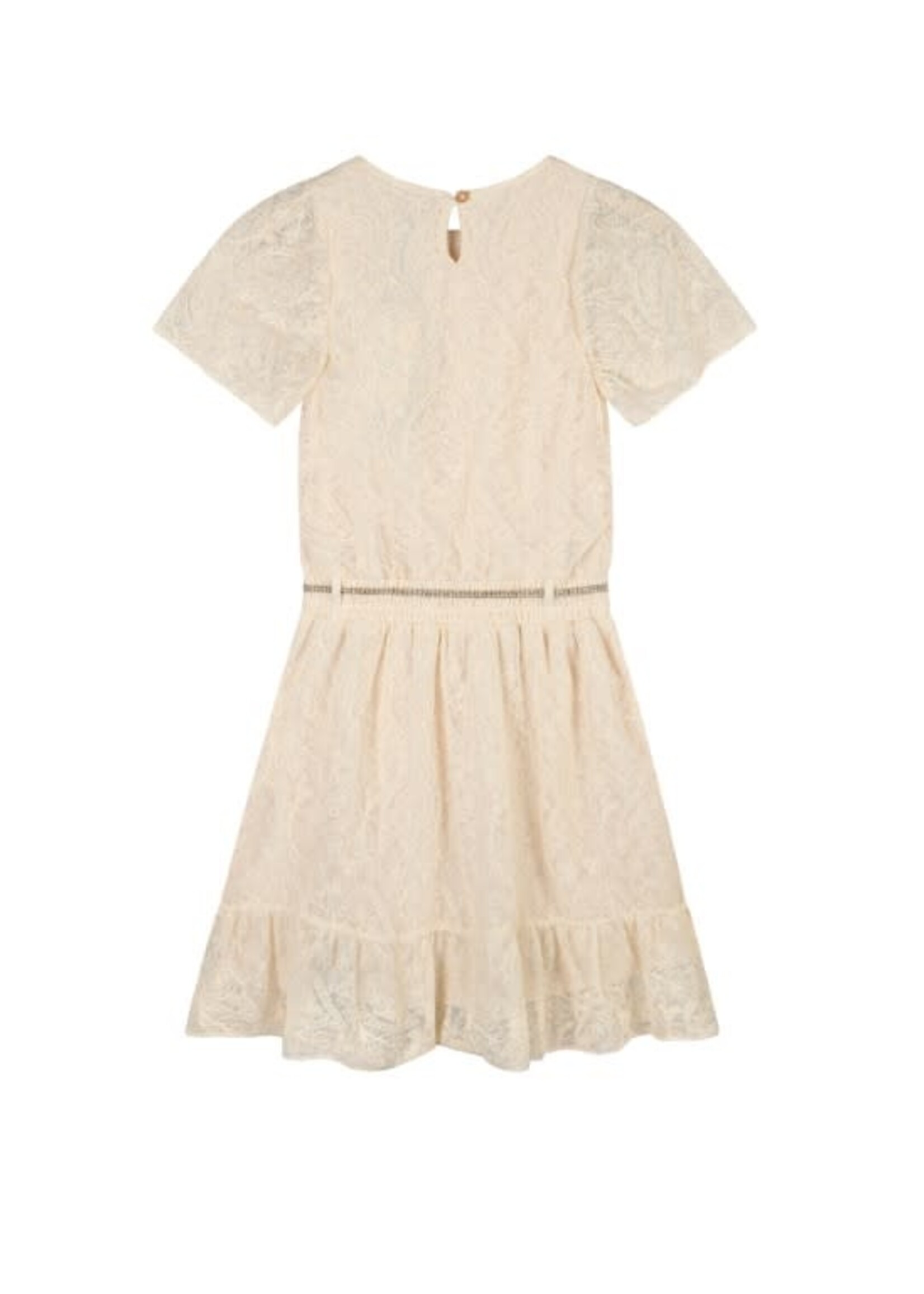 NoNo NoNo Mireal Embroidered Mesh N412-5806 Pearled Ivory