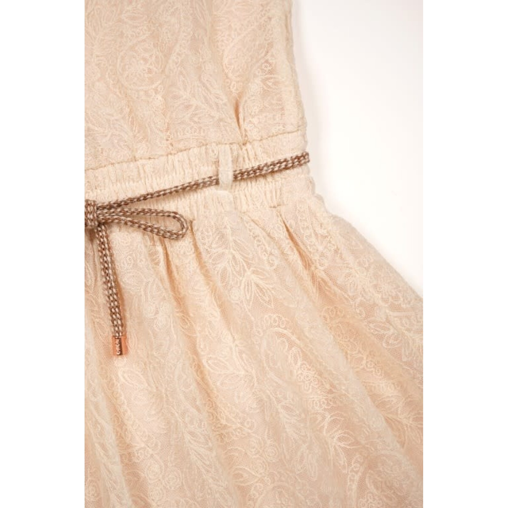 NoNo NoNo Mireal Embroidered Mesh N412-5806 Pearled Ivory