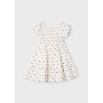 Mayoral Mayoral Dress with smock Natural - 25 03925