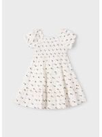 Mayoral Mayoral Dress with smock Natural - 25 03925