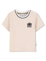 Boss Boss T-SHIRT KORTE MOUWEN J52888 BEIGE
