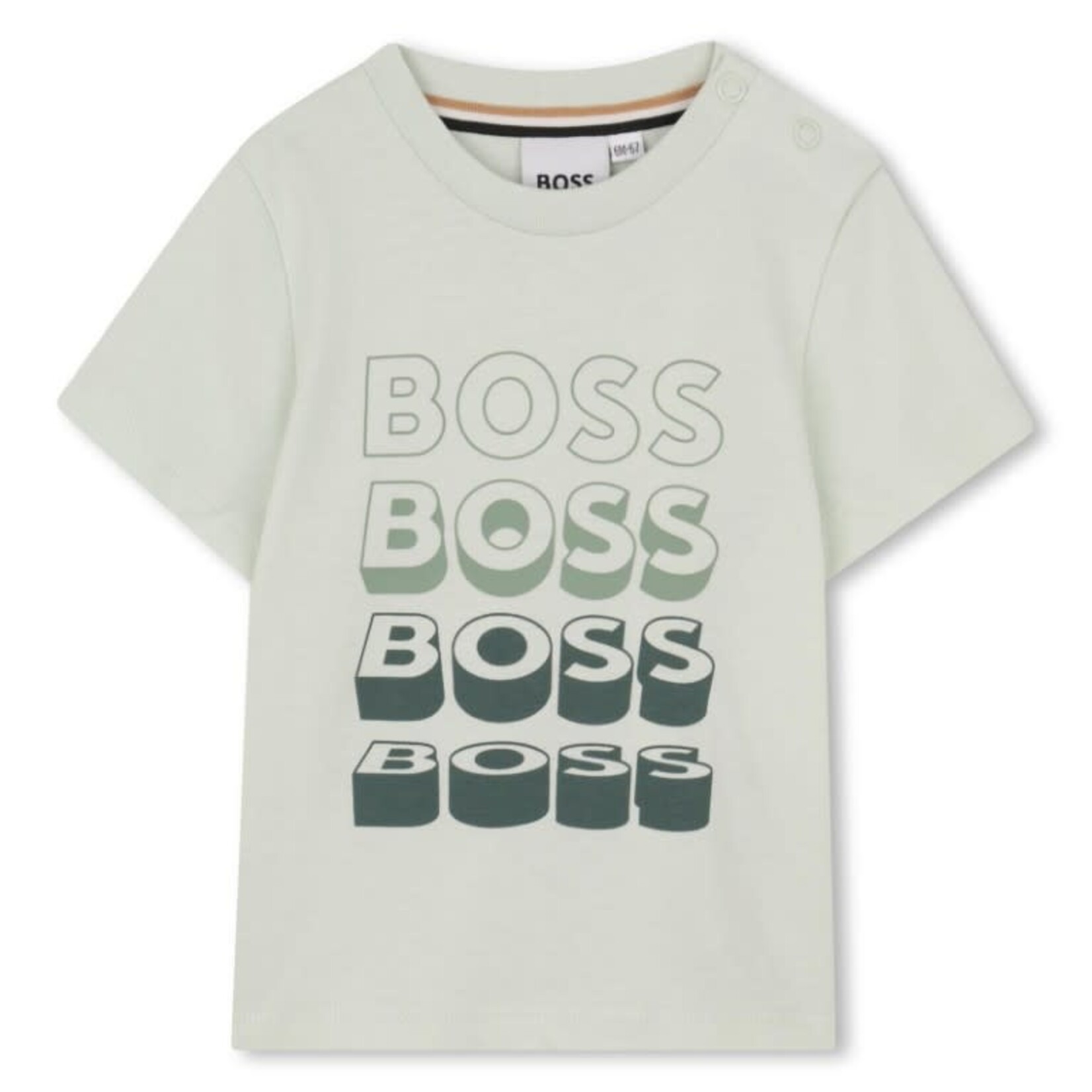 Boss Boss T-SHIRT KORTE MOUWEN J52889 SPRUIT GROEN