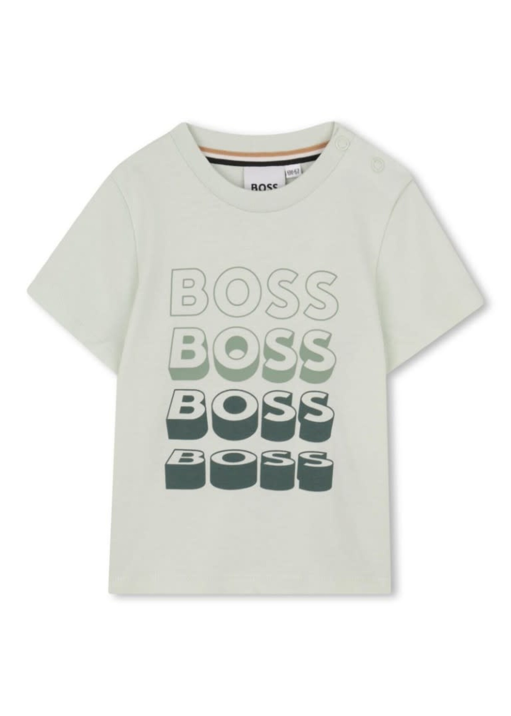 Boss Boss T-SHIRT KORTE MOUWEN J52889 SPRUIT GROEN