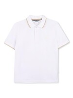 Boss Boss POLO MET KORTE MOUWEN J52952 WIT