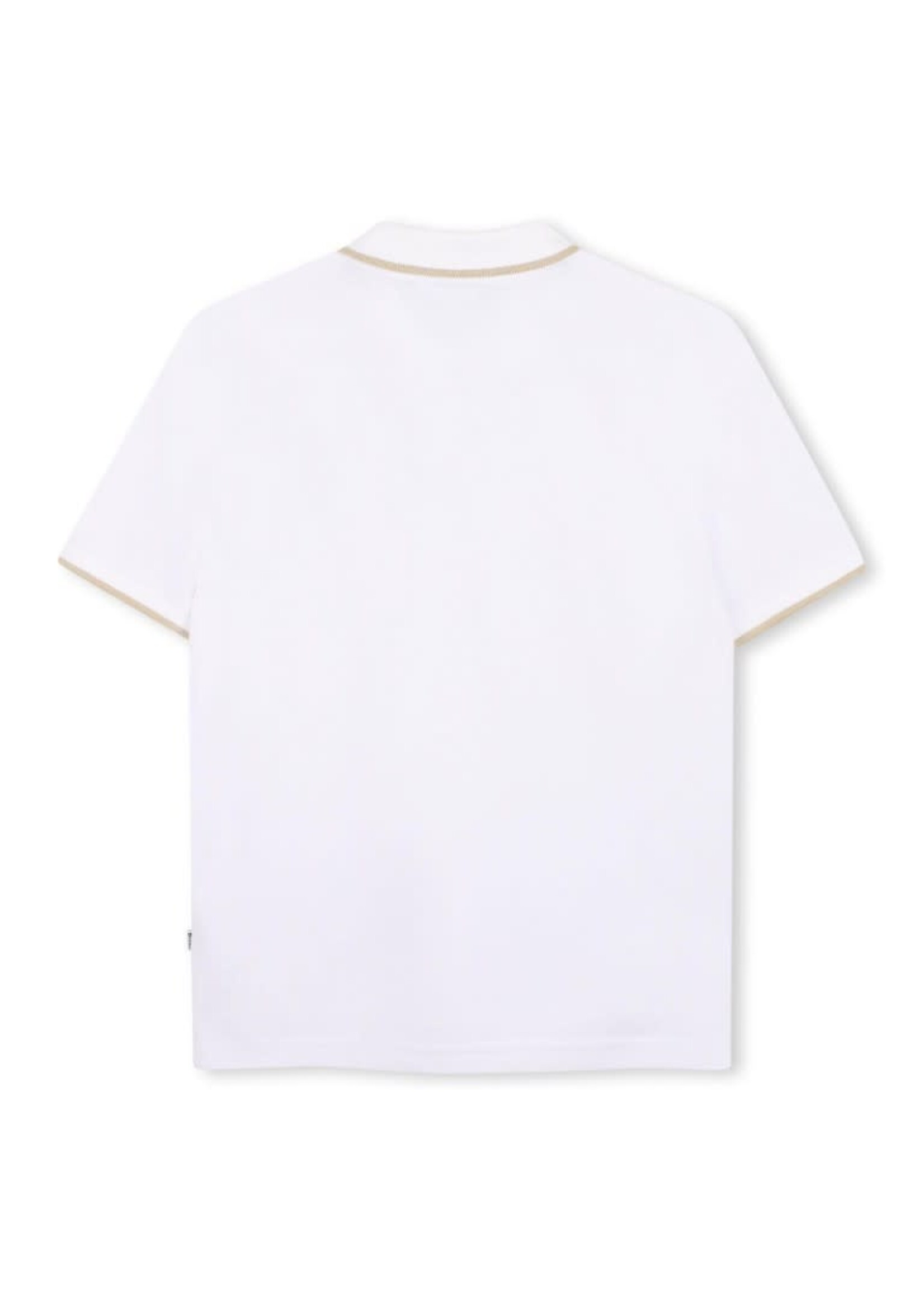 Boss Boss POLO MET KORTE MOUWEN J52952 WIT