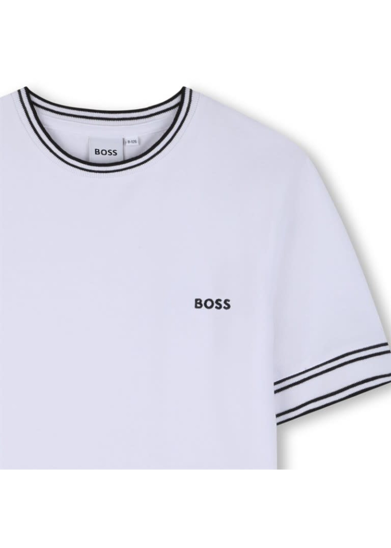 Boss Boss T-SHIRT KORTE MOUWEN J52981 WIT