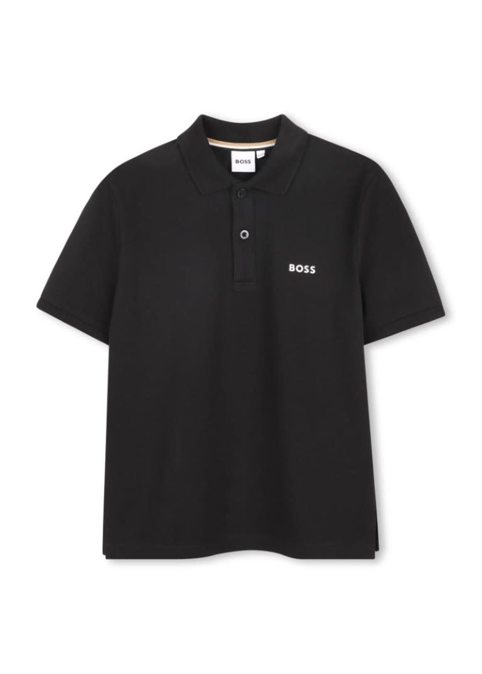 Boss Boss POLO MET KORTE MOUWEN J52954 ZWART
