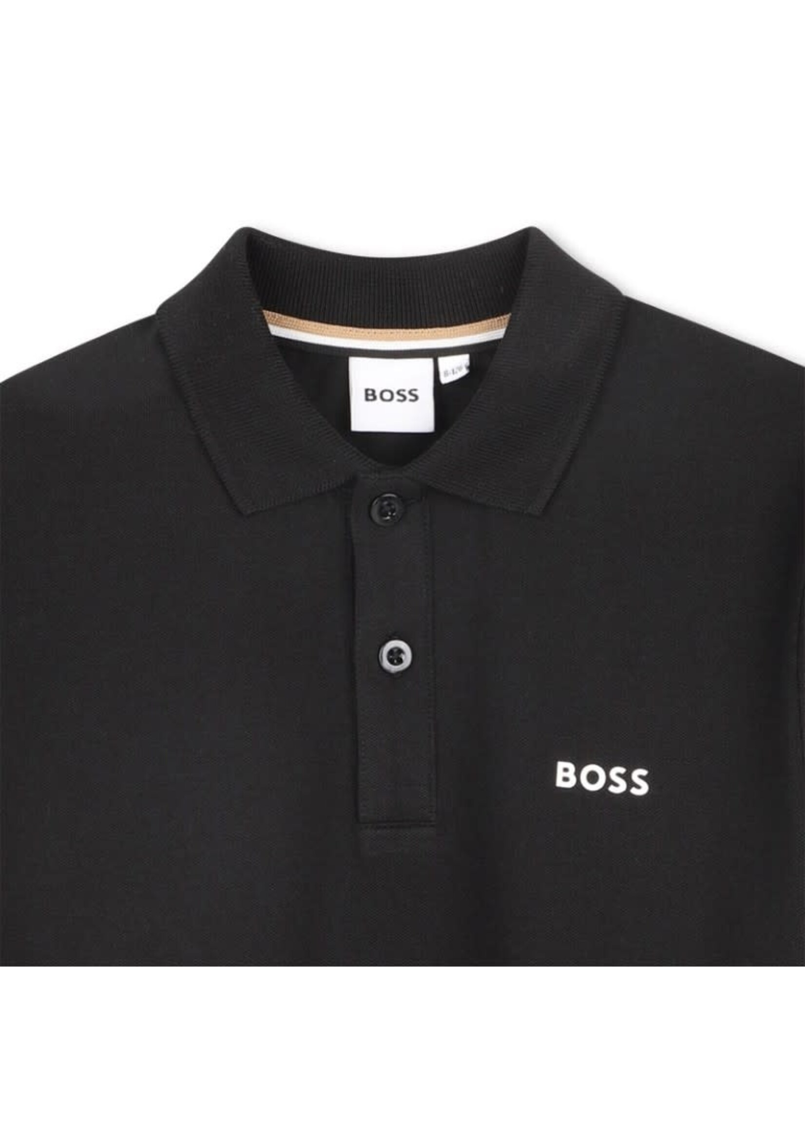 Boss Boss POLO MET KORTE MOUWEN J52954 ZWART