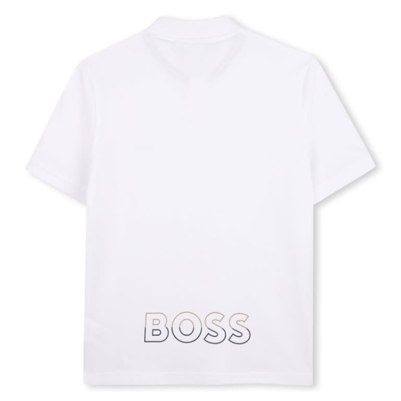 Boss Boss POLO MET KORTE MOUWEN J52954 WIT